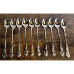 Oneida Distinction Deluxe Teaspoons Set of 10 Stainless Flatware HH